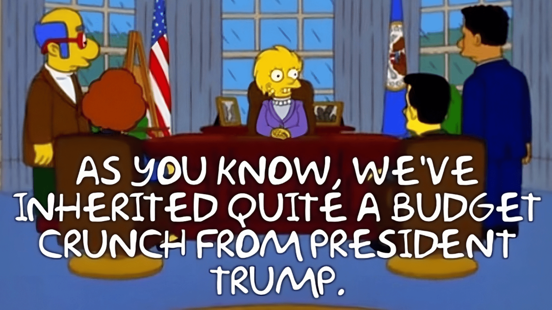 Los Simpson y Trump