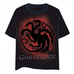 Camiseta Juego de Tronos con emblema Targaryen