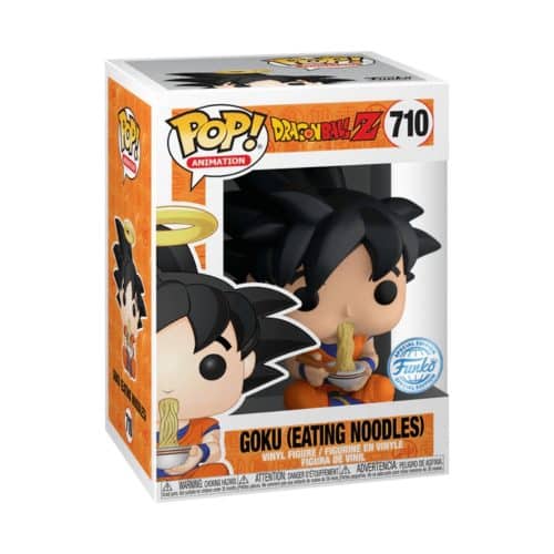 Funko Pop edición especial, Goku comiendo noodles.