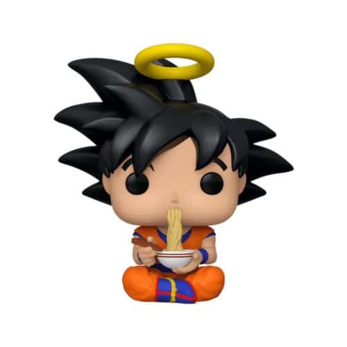 Figura funko edición especial, Goku comiendo noodles.